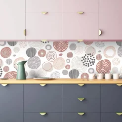 Crédence à coller Pierre Doodle 200 x 60 cm