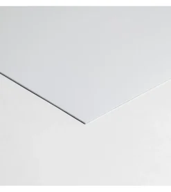 Crédence - Fond de hotte - Aluminium Blanc Signalisation RAL 9016 Brillant - H50cm x L60cm