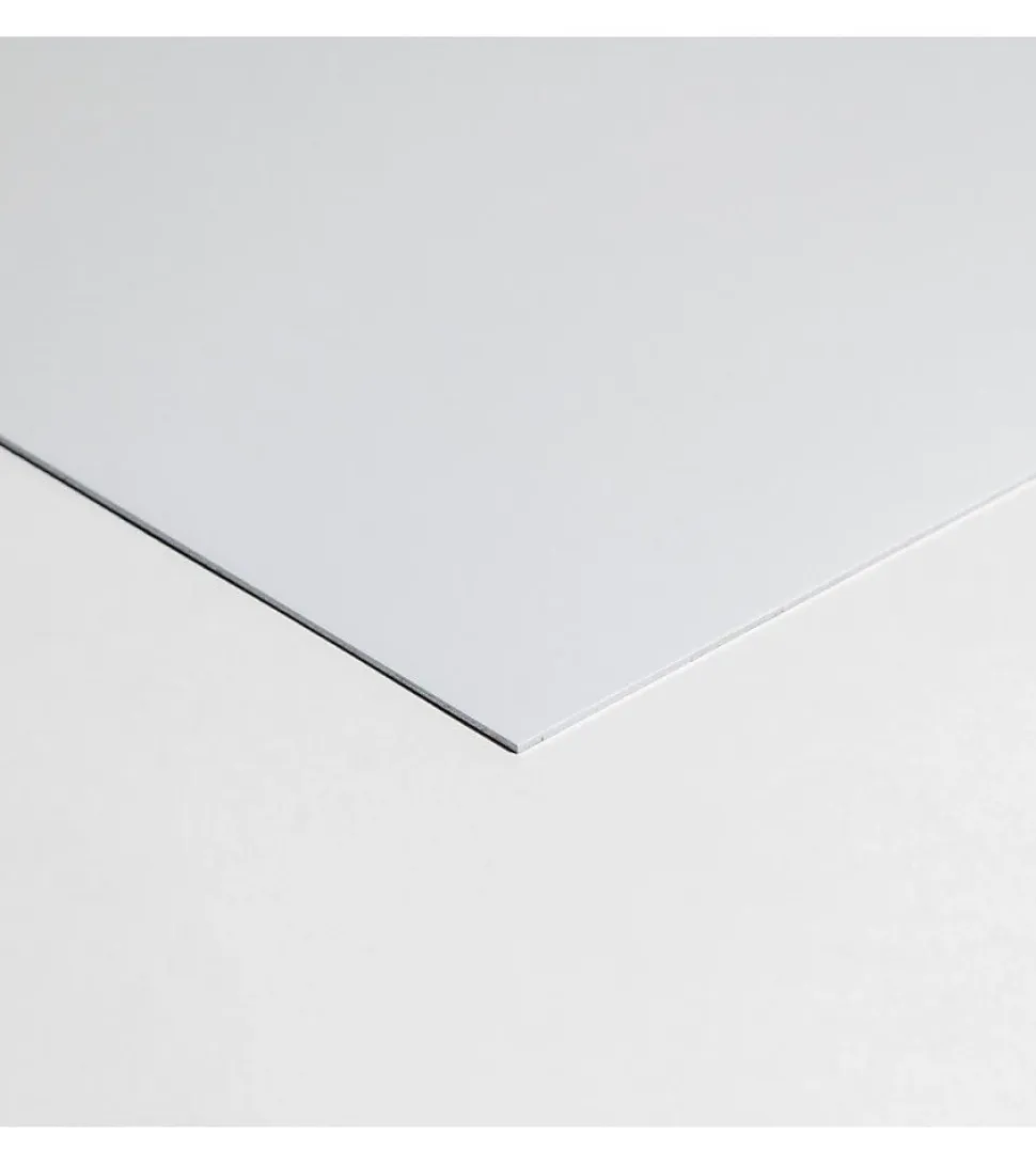 Crédence - Fond de hotte - Aluminium Blanc Signalisation RAL 9016 Brillant - H50cm x L60cm