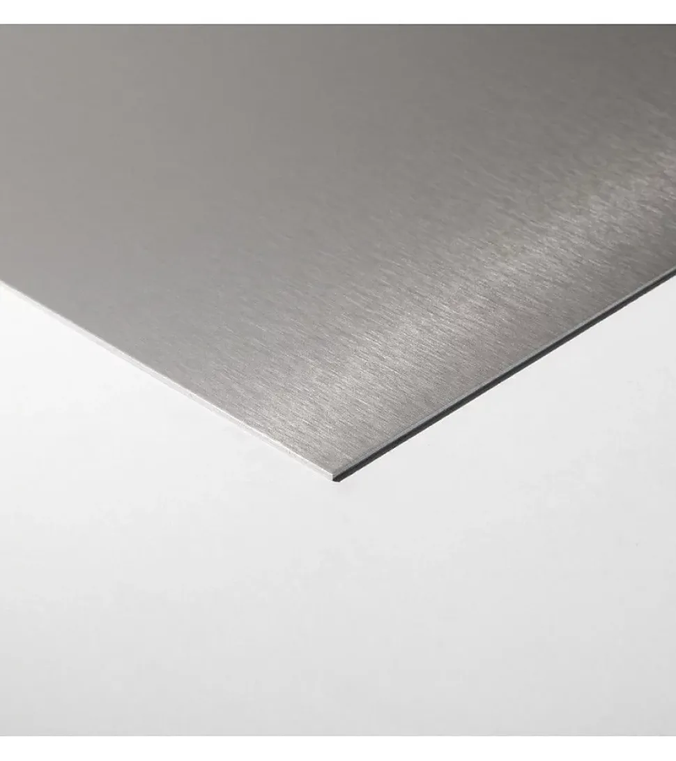 Crédence - Fond de hotte - Aluminium Anodisé Brossé - H20cm x L110cm