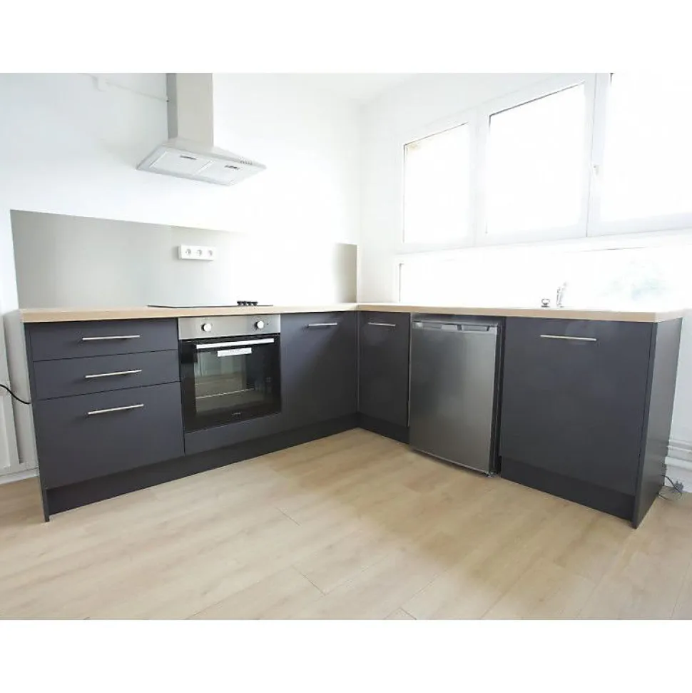 Crédence - Fond de hotte - Aluminium Anodisé Brossé - H75cm x L70cm