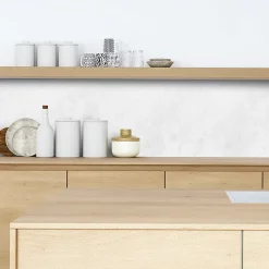 Crédence adhésive béton blanc 60x200 cm