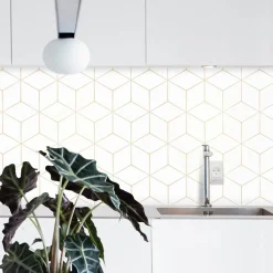 Crédence Adhésive Cube Retro 300 x 40 cm