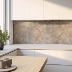 Crédence adhésive effet béton cuivré 60x400 cm