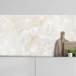 Crédence adhésive effet marbre 60x200 cm