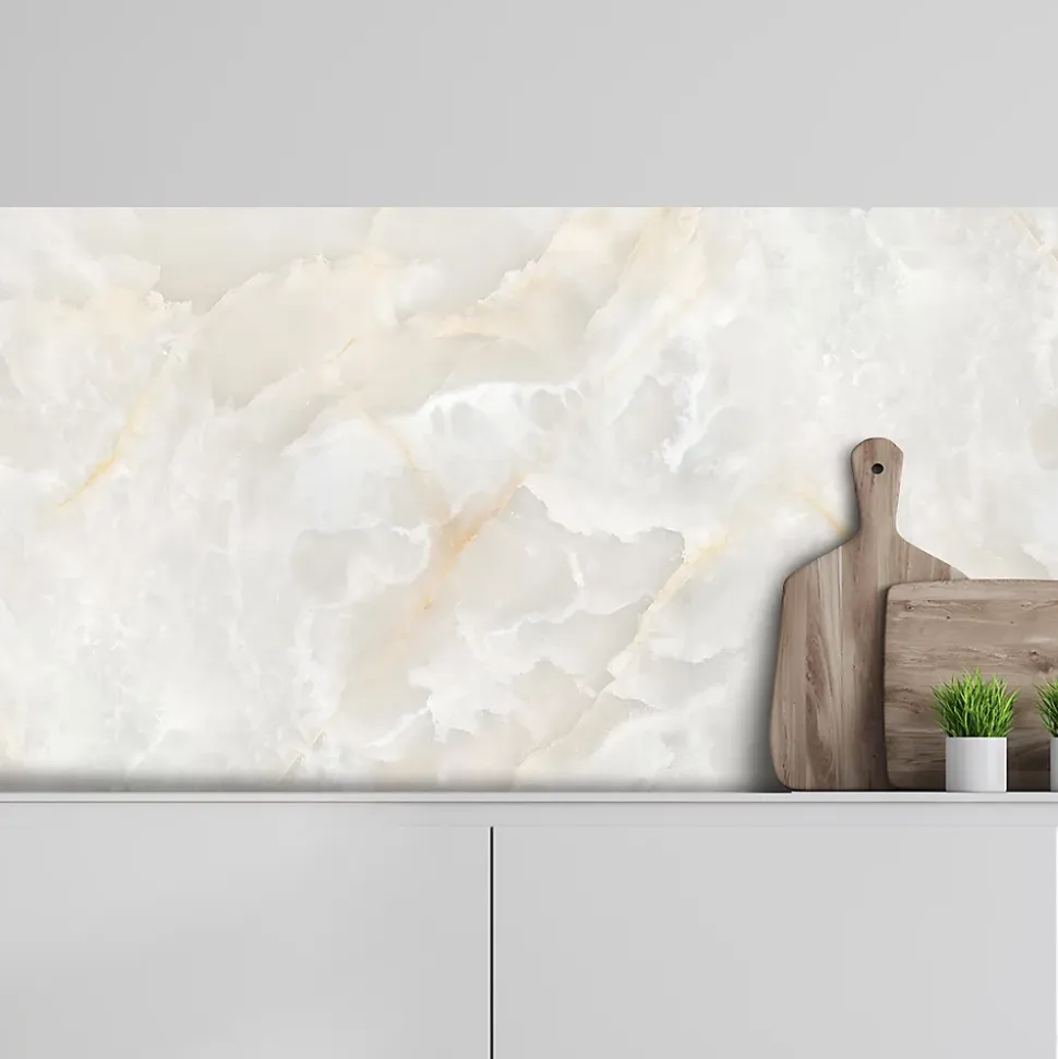 Crédence adhésive effet marbre 60x200 cm