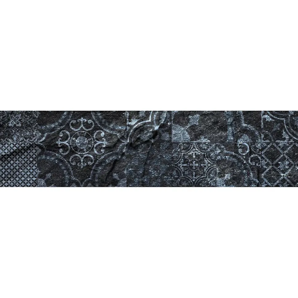 Crédence adhésive en aluminium imitation Ardoise