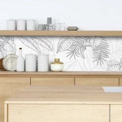 Crédence adhésive feuillage 60x400 cm