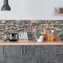 Crédence adhésive pierre de parement 60x200 cm