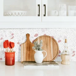 Crédence Adhésive Terrazzo Creme 200 x 60 cm