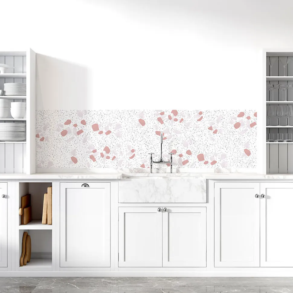 Crédence Adhésive Terrazzo Creme 200 x 60 cm