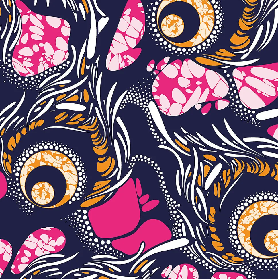 Crédence Adhésive Wax Rose 400 x 60 cm