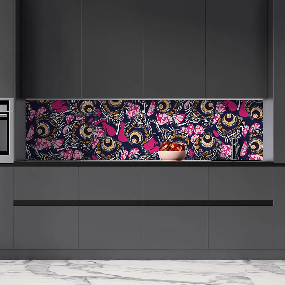 Crédence Adhésive Wax Rose 400 x 60 cm