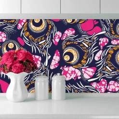 Crédence Adhésive Wax Rose 100 x 40 cm