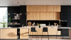 Crédence aluminium noire brillante 120 x 80 cm