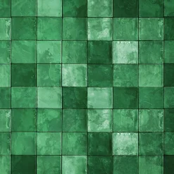 Crédence cuisine adhésive en vinyle effet zellige vert, 200 x 40 cm, design raccordable