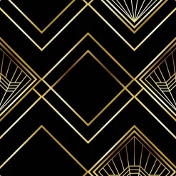 Crédence cuisine adhésive en vinyle modèle art déco 1925, 200 x 40 cm, design raccordable