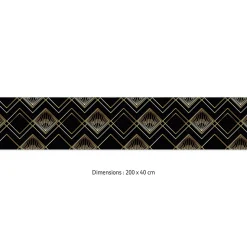 Crédence cuisine adhésive en vinyle modèle art déco 1925, 200 x 40 cm, design raccordable