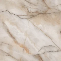 Crédence cuisine adhésive en vinyle imitation marbre beige et brun, 200 x 40 cm, design raccordable