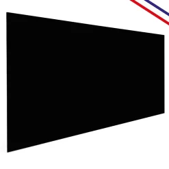 Crédence cuisine en aluminium - essentiel noir - 240x50 cm (en 2 bandeaux)