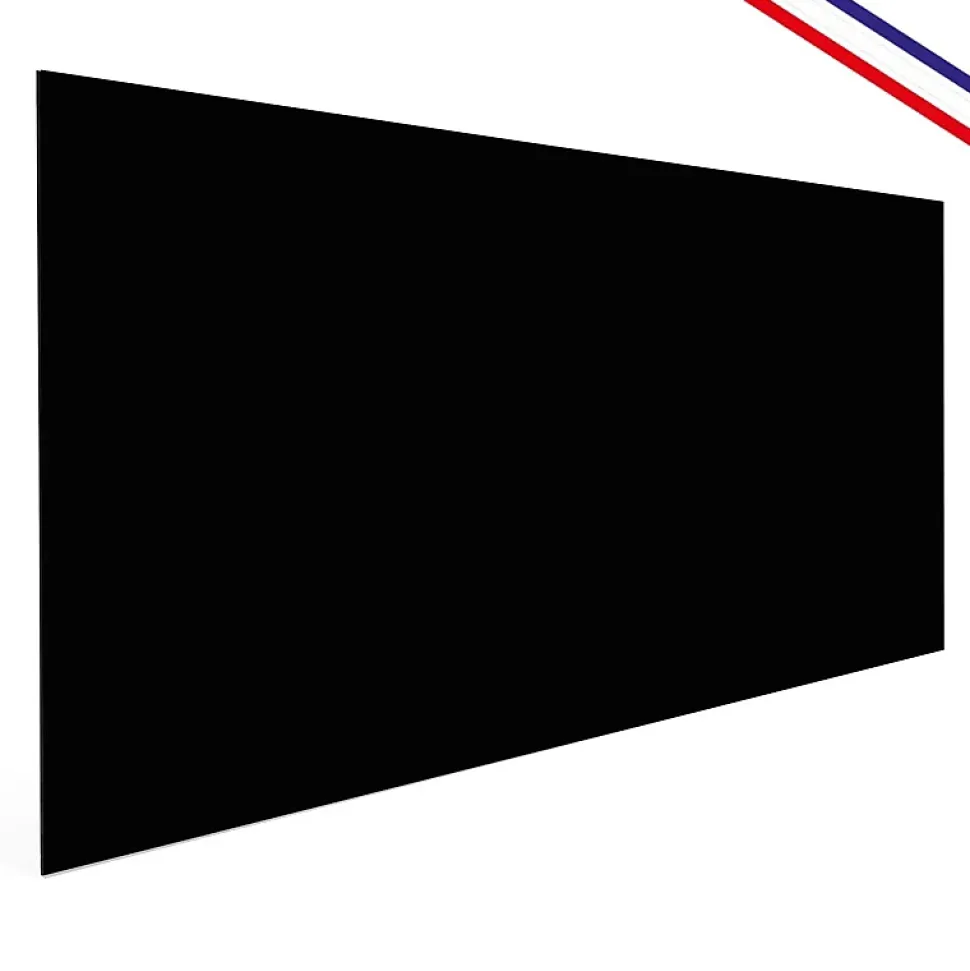 Crédence cuisine en aluminium - essentiel noir - 240x50 cm (en 2 bandeaux)