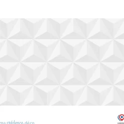 Crédence cuisine fond de hotte Origamis - Verre trempé - L 90 cm x H 70 cm - MaCrédenceDéco