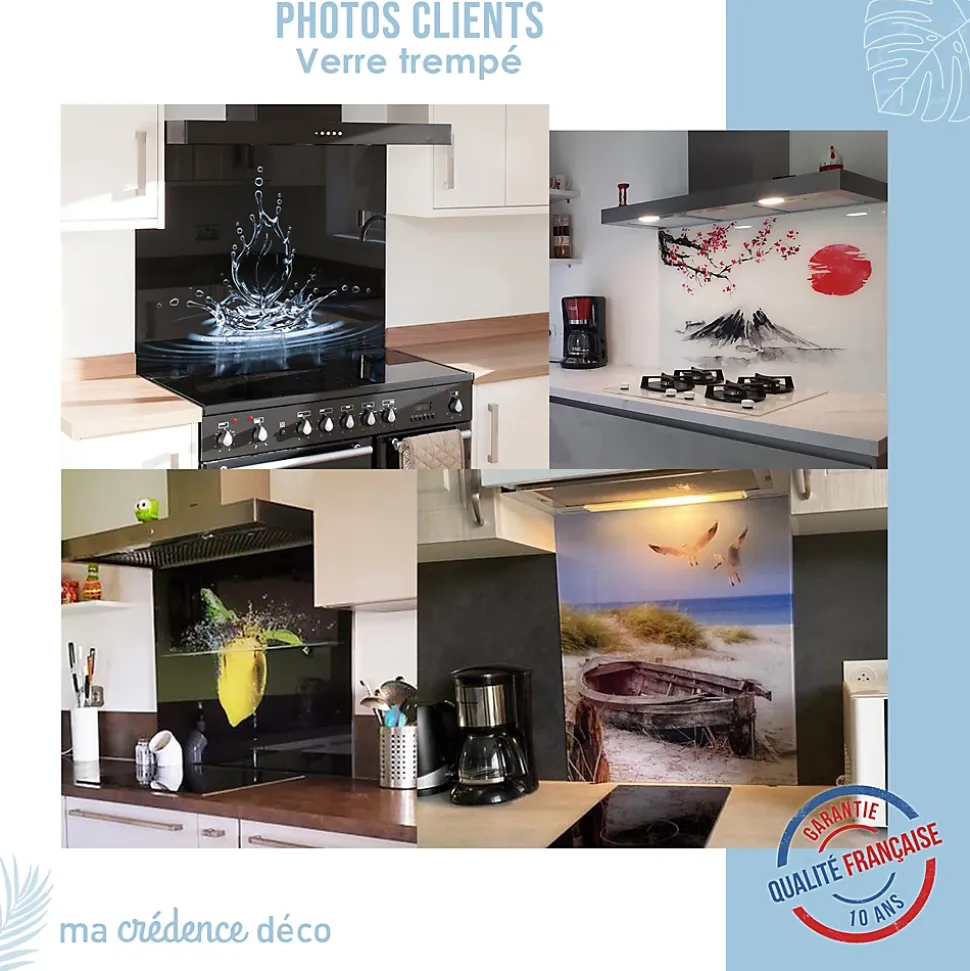 Crédence cuisine fond de hotte Cuisine italienne authentique - Verre trempé - L 90 cm x H 70 cm - MaCrédenceDéco