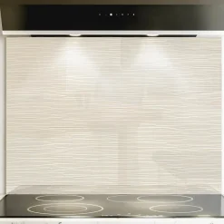 Crédence cuisine fond de hotte verre Premium - Doré l 90 x H 70 cm