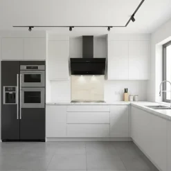 Crédence cuisine fond de hotte verre Premium - Doré l 90 x H 70 cm