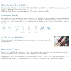 Crédence cuisine fond de hotte Bain de citrons 3 - Alu composite - L 90 cm x H 50 cm - MaCrédenceDéco