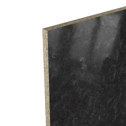 Crédence de cuisine aspect granit noir GoodHome Kabsa l. 300 cm x H. 60 cm x Ep. 8 mm