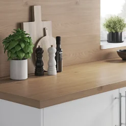 Crédence de cuisine aspect chêne GoodHome Kala l. 300 cm x H. 60 cm x Ep. 8 mm