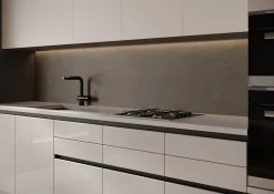 Crédence de cuisine aspect oxydé GoodHome Kabsa l. 300 cm x H. 60 cm x Ep. 10 mm