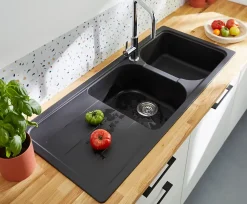 Crédence de cuisine auto-adhésive Caméléo aspect terrazzo l. 200 cm x H. 40 cm x ép. 0,2 mm