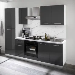 Crédence de cuisine auto-adhésive Caméléo aspect marbre blanc l. 200 cm x H. 40 cm x ép. 0,2 mm