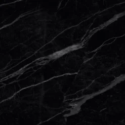 Crédence de cuisine auto-adhésive Caméléo aspect marbre noir l. 200 cm x H. 40 cm x ép. 0,2 mm