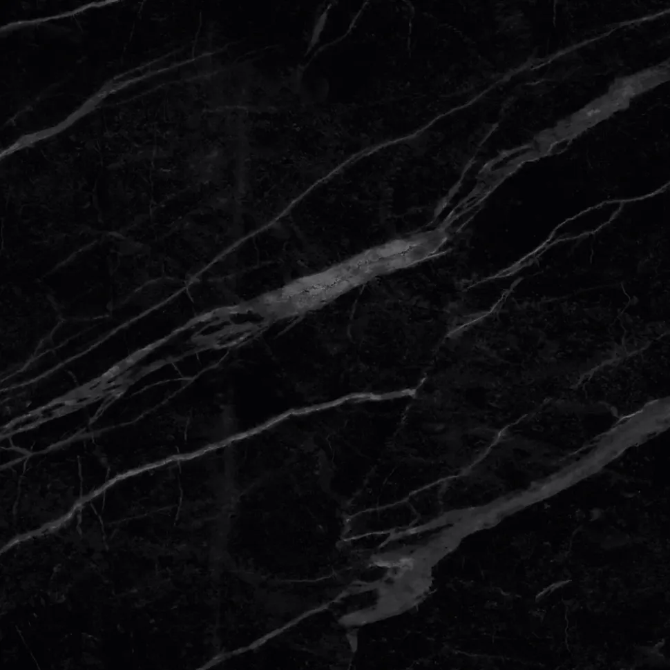 Crédence de cuisine auto-adhésive Caméléo aspect marbre noir l. 200 cm x H. 40 cm x ép. 0,2 mm