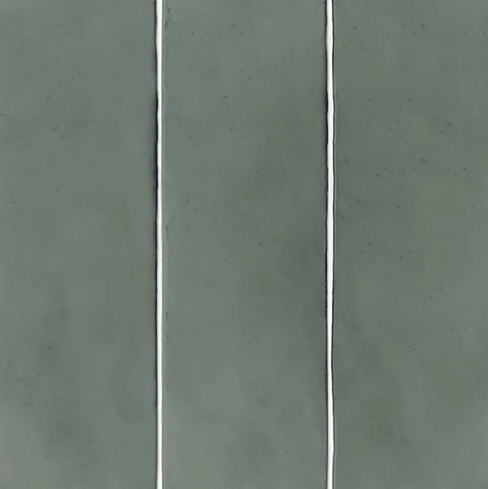 Crédence de cuisine décor Zellige vert l. 200 x H. 60 x Ep. 0,3 cm