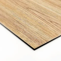 Crédence de cuisine effet bois doré IDPanneaux L. 300 x H. 60 cm