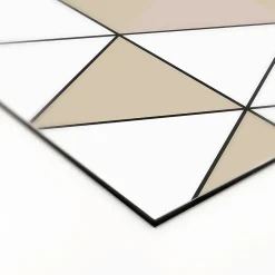 Crédence de cuisine effet mosaïque mosaique carrelée IDPanneaux L. 255 x H. 60 cm