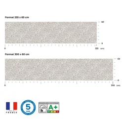 Crédence de cuisine effet terrazzo gris IDPanneaux L. 300 x H. 60 cm