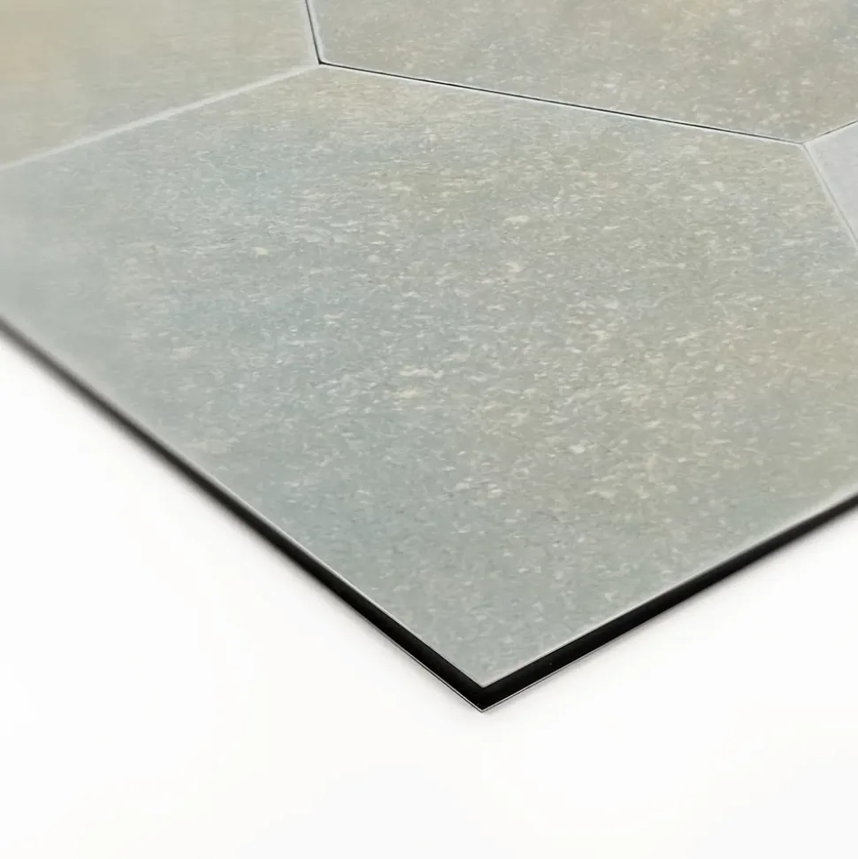 Crédence de cuisine effet travertin vert sauge IDPanneaux L. 255 x H. 60 cm