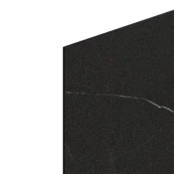 Crédence de cuisine réversible 1 face aspect marbre noir / 1 face noir mat GoodHome Nepeta L.300 x l.60 x Ép.3 mm