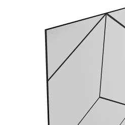 Crédence de cuisine réversible GoodHome décor géométrique blanc l. 180 cm x H. 60 cm x Ep. 3 mm