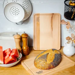 Creative Home Lot 2 Planches À Découper Bois Hêtre 30,5 x 22,5 x 1,2 cm - Cuisine