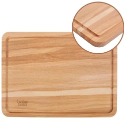 Creative Home Lot 2 Planches À Découper Bois Hêtre 30,5 x 22,5 x 1,2 cm - Cuisine