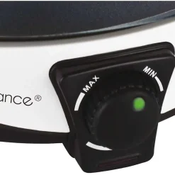 Crepiere Duo - LITTLE BALANCE - 8212 - 1000 W - 2 plaques - Noir / Blanc