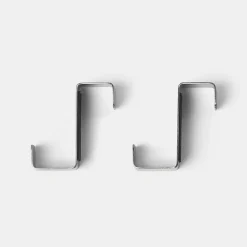 Crochet de rangement forme S Datil GoodHome inox vendu par 2