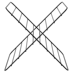 Croisillon en métal pour étagère GoodHome Mixxit noir