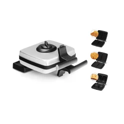 Croque gaufres 1200w noir et gris Frifri FRI022814512GRP